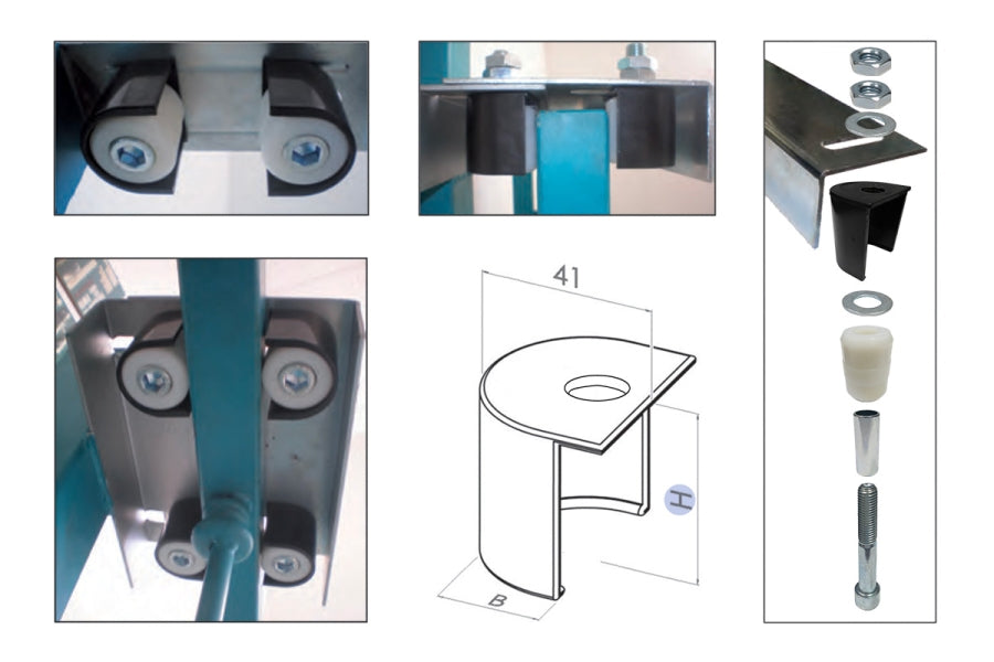 Coperchio di Sicurezza per Guida Cancello