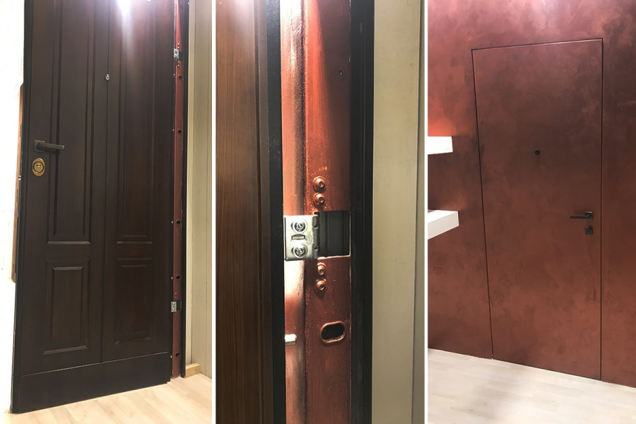 Cerniera 3D a scomparsa (montaggio interno porta)