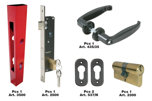 Kit Base per Cancelli con Serratura