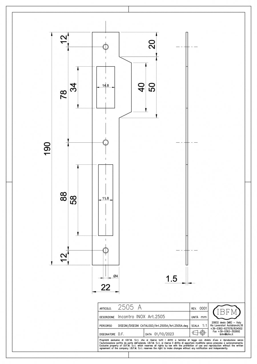 Incontro per Art. 2505 - disegno tecnico